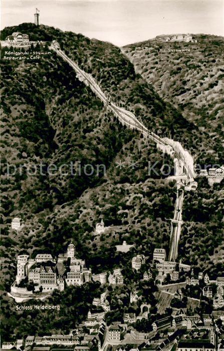 Heidelberg Neckar Schloss Koenigstuhl-Restaurant