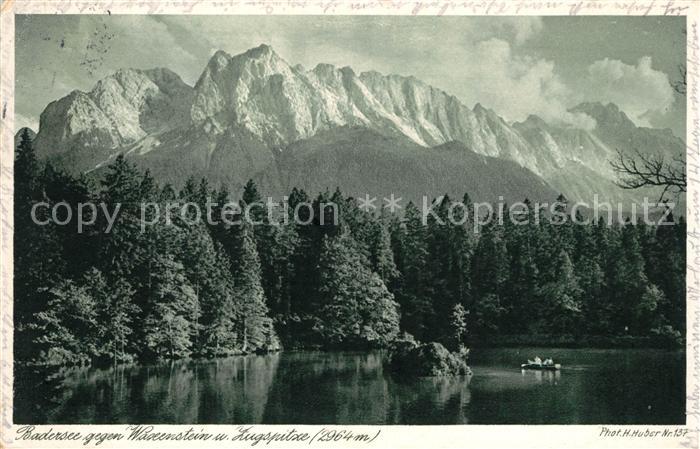 GARMISCH-PARTENKIRCHEN Bayern Badersee Waxenstein Zugspitze