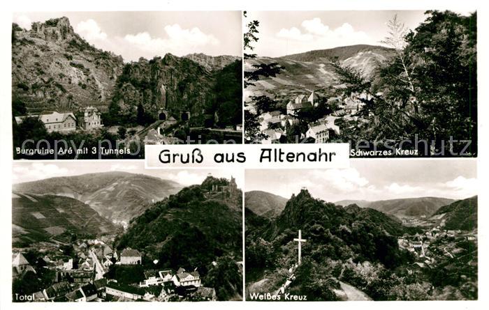 Altenahr Schwarzes Kreuz Weisses Kreuz Burgruine Are