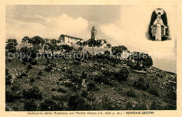 Sestri Levante Santuario della Madonna sul Monte Gazzo