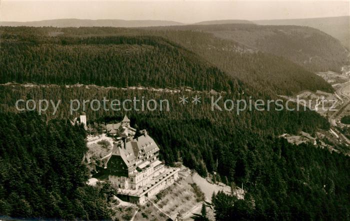 Wildbad Schwarzwald Sommerberg Fliegeraufnahme