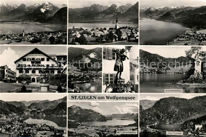 St Gilgen Salzkammergut Ochsenkreuz Schafberg Krottensee