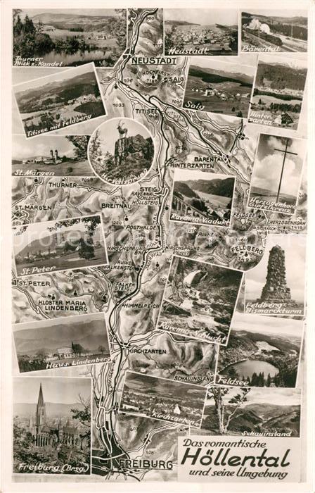 Freiburg Breisgau St. Peter Ravenna-Viadukt Neustadt Feldsee