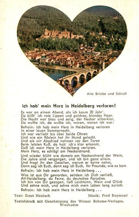 Heidelberg Neckar Bruecke Schloss