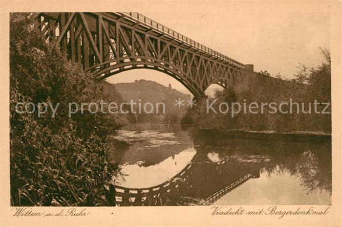 Witten Ruhr Viadukt Bergerdenkmal