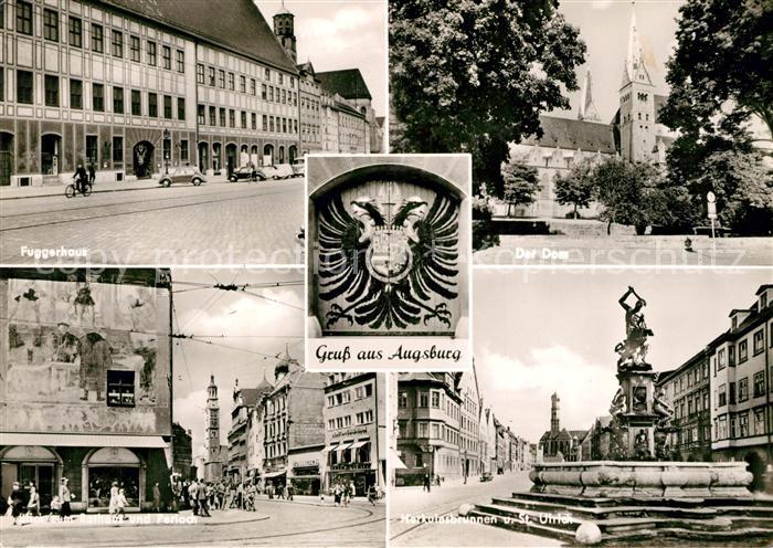 Augsburg Dom Fuggerhaus Rathaus