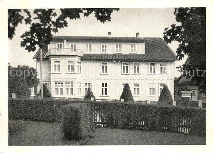 Bockswiese-Hahnenklee Harz Bremer Ev. Muettergenesungsheim