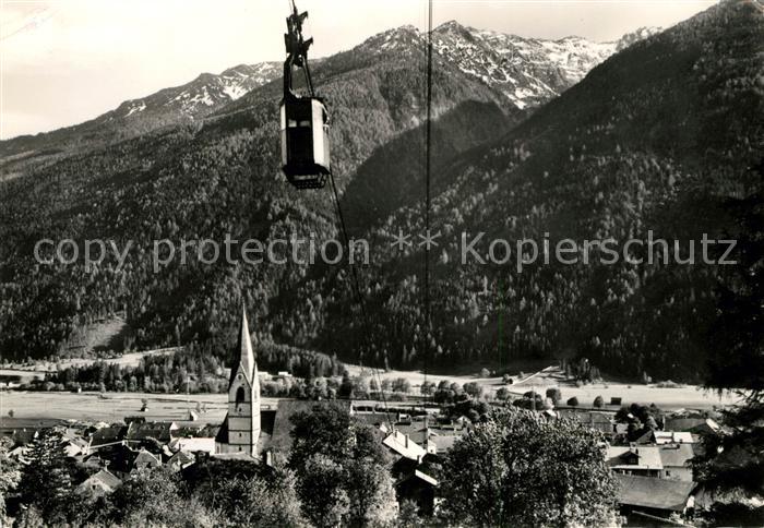 Obervellach Kaernten Luftseilbahn