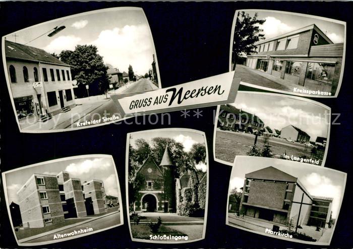 Neersen Niederrhein Kreissparkasse Krefelder Strasse Altenwohnheim