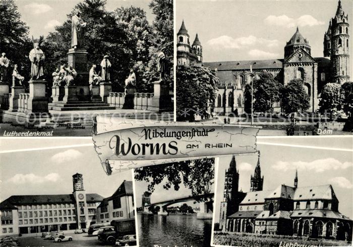 Worms Rhein Lutherdenkmal Dom Liebrauenkirche