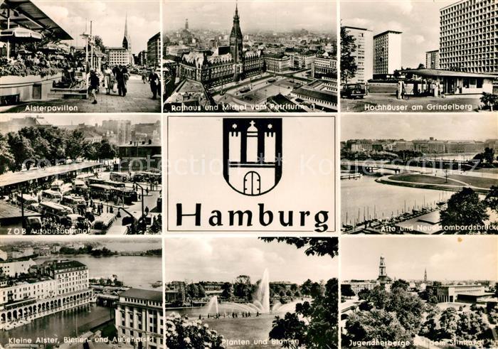 Hamburg Rathaus Kleine Alster Michel Petriturm