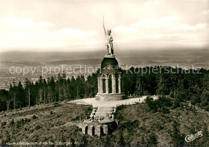 Hermannsdenkmal Fliegeraufnahme