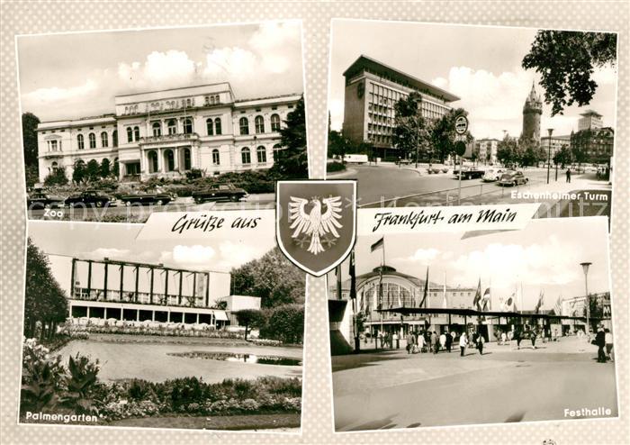 Frankfurt Main Eschenheimer Turm Festhalle Zoo