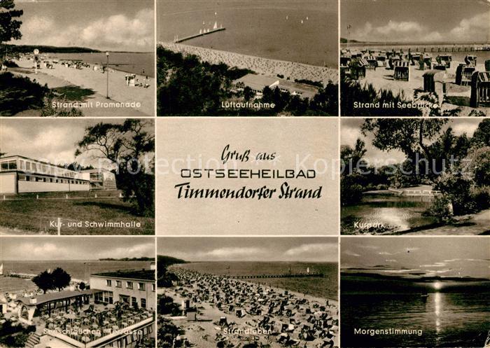 Timmendorfer Strand Fliegeraufnahme Kurpark Strand