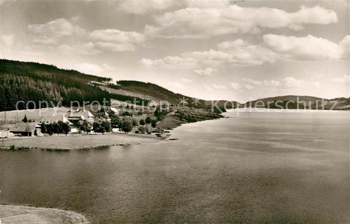 Aha Schluchsee Landschaftspanorama mit Gasthaus Pension Auerhahn am Schluchsee S