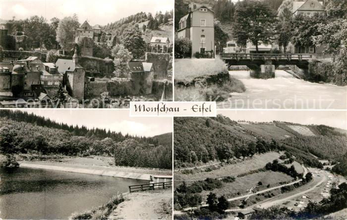 Monschau Altstadt Rur See Landschaftspanorama