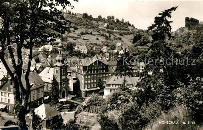Monschau Blick auf die Altstadt