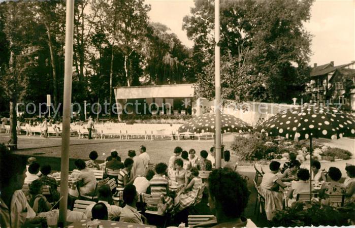 Bad Sooden-Allendorf Kurpark Restauant Terrasse Kurkonzert