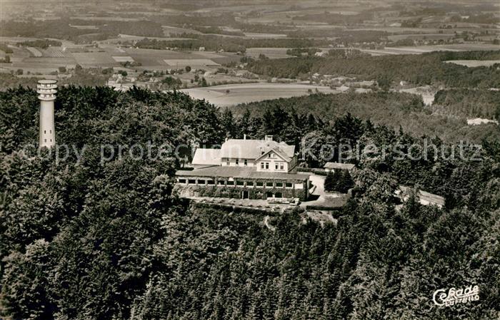 Bielefeld Huenenburg mit Fernsehsender Fliegeraufnahme