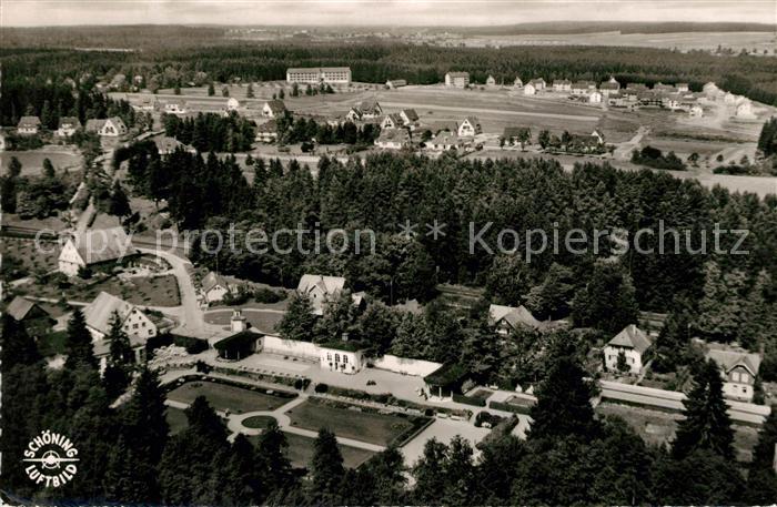 Villingen-Schwenningen Teilansicht mit Kuranlagen Fliegeraufnahme