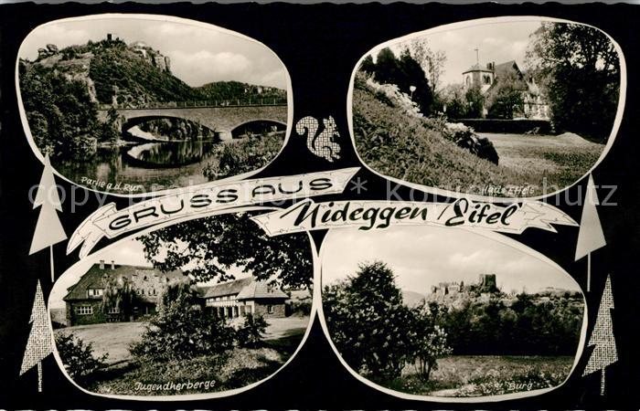 Nideggen Eifel Rur Bruecke Haus Effels Jugendherberge Burg