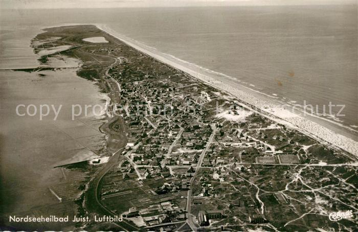 Juist Nordseebad Fliegeraufnahme