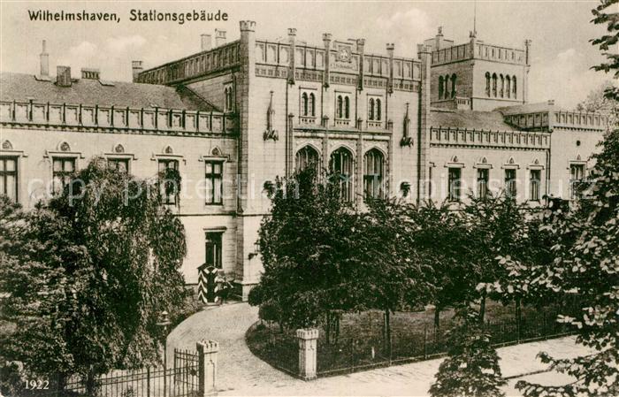 Wilhelmshaven Stationsgebaeude Repro