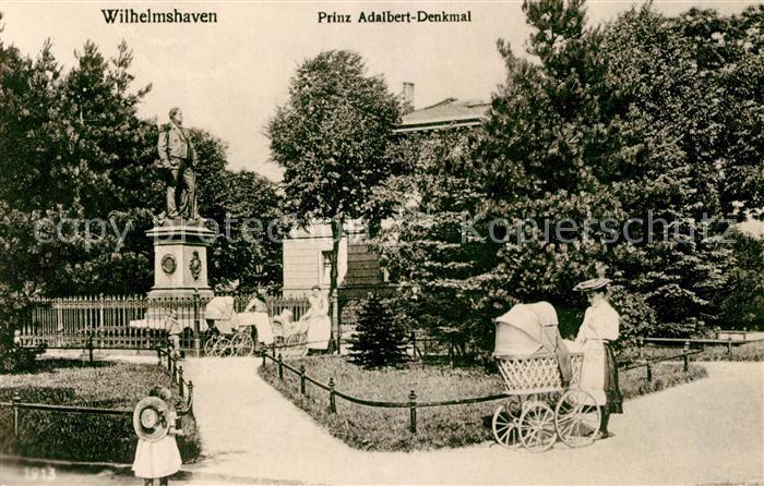 Wilhelmshaven Prinz Adalbert Denkmal Repro