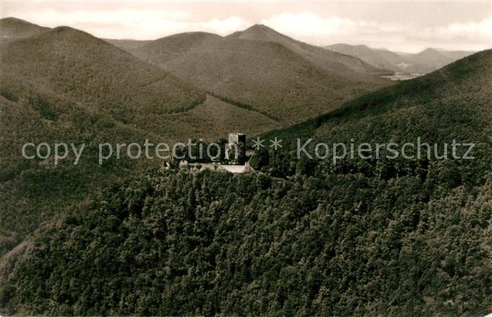 Klingenmuenster Burg Landeck Fliegeraufnahme