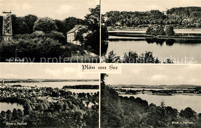 Ploen See Hotel Parnass Landschaftspanorama Naturpark Holsteinische Schweiz