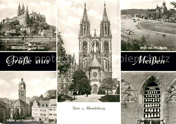 Meissen Elbe Sachsen Albrechtsburg Dom Proschwitz Markt Frauenkirche Glockenspie