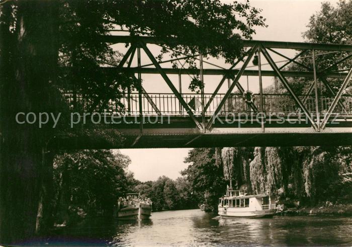 BERLIN  CITY Hessenwinkel Gosener Kanal Bruecke