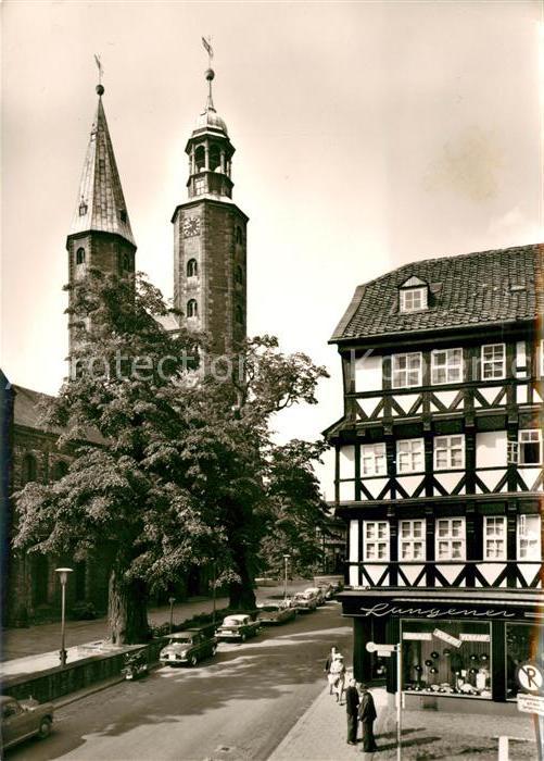 Goslar Buergerhaus 16. Jhdt. Fachwerkhaus Marktkirche Serie Schoenes Deutschland