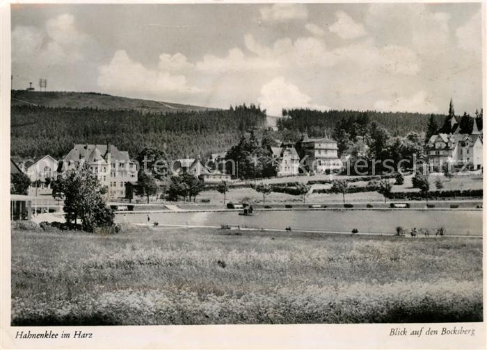Hahnenklee-Bockswiese Harz Blick auf den Bocksberg