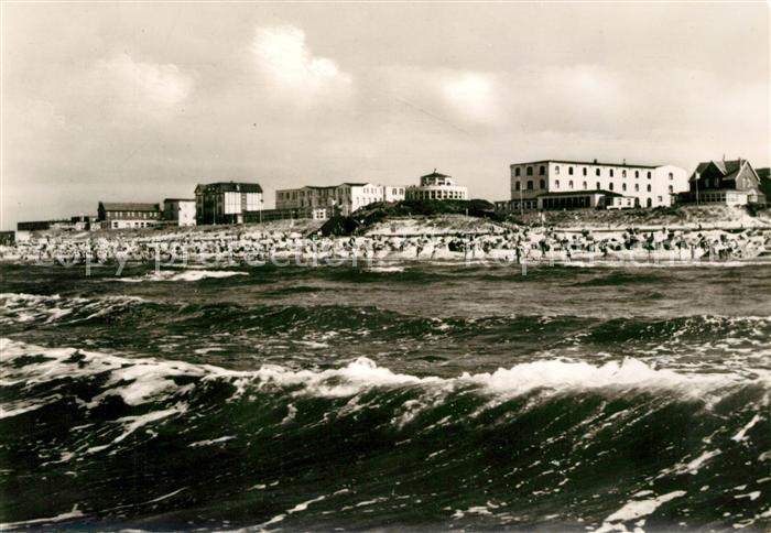 Wangerooge Nordseebad Die Flut naht