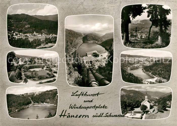 Haeusern Schwarzwald Teilansichten Luftkurort Wintersportplatz Schluchsee Fliege