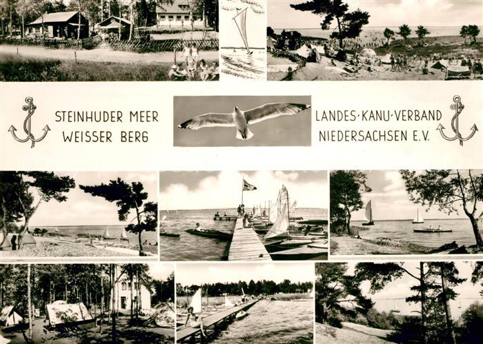 Steinhuder Meer Weisser Berg Campingplatz Strand Steg Moewe