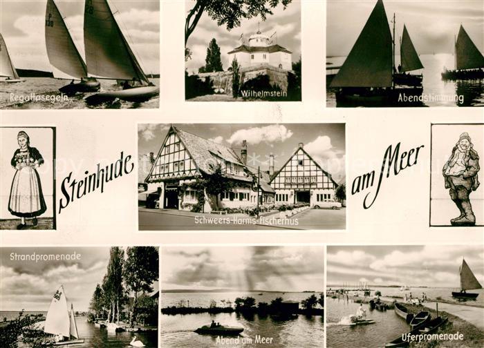 Steinhude Regatta Segeln Wilhelmstein Abendstimmung Schweers Harms Fischerhaus S