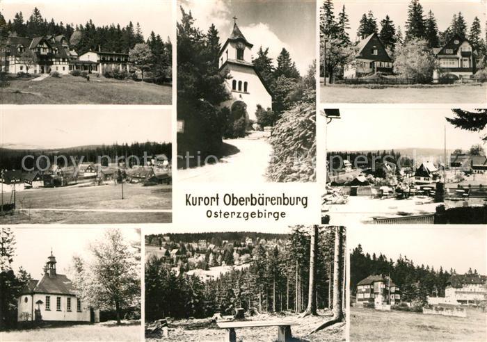 Oberbaerenburg Baerenburg Teilansichten Kurort Kapelle Waldpartie