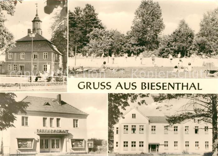 Biesenthal-Bernau Rathaus Haus Freundschaft Badeanstalt Strand
