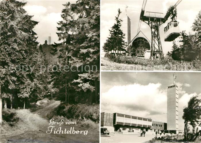 Fichtelberg Oberwiesenthal Berghotel Turm Bergbahn Waldweg