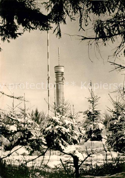 Zippendorf Fernsehturm Winterlandschaft