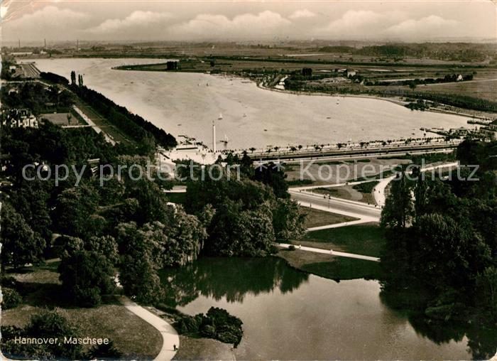 Hannover Maschsee Fliegeraufnahme