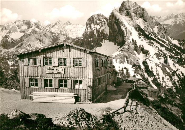Pfronten Ostallgaeu Bayern Berggasthaus Ostlerhuette Alpenpanorama