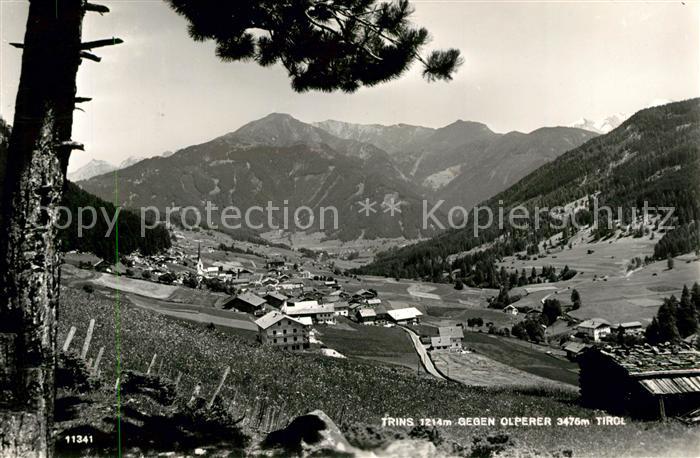 Trins Innsbruck Panorama gegen Olperer Zillertaler Alpen