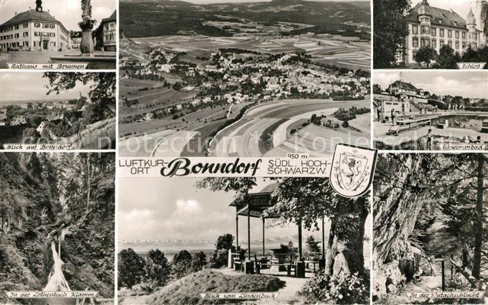 Bonndorf Schwarzwald Rathaus Brunnen Wasserfall Schloss Schwimmbad Wutachschluch