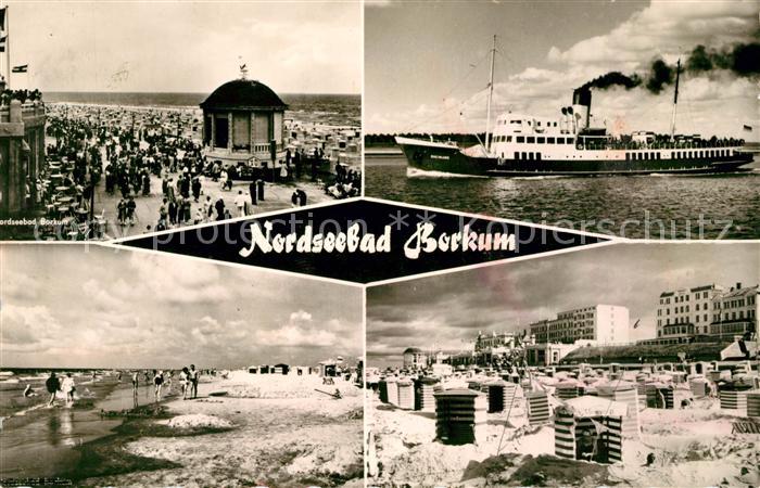 Borkum Strand Pavillon Faehre Strandhotels