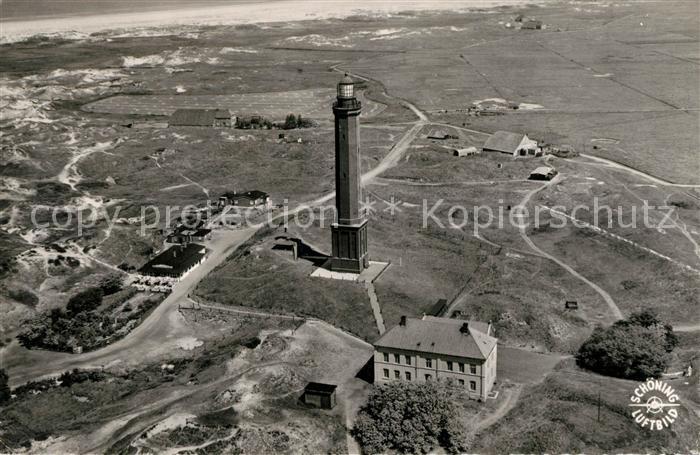 Norderney Nordseebad Leuchtturm Fliegeraufnahme