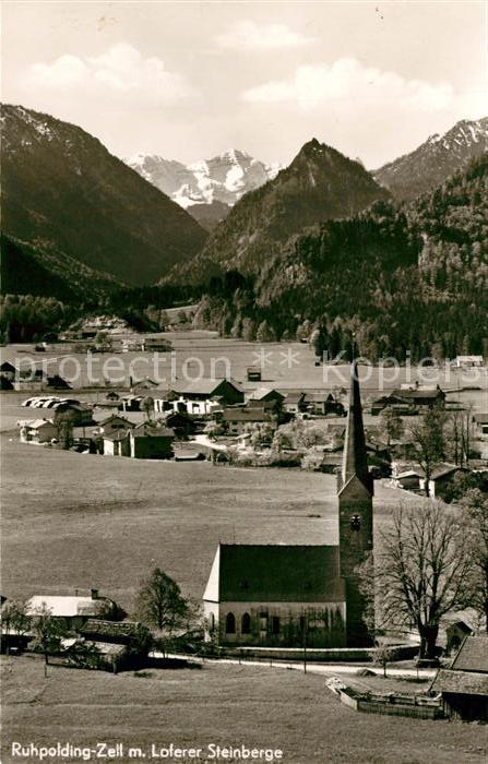Ruhpolding Panorama Loferer Steinberge