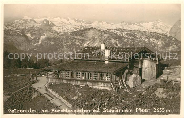 Berchtesgaden Gotzenalm mit Steinernem Meer Alpenpanorama